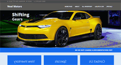 Desktop Screenshot of nealmotorsonline.com
